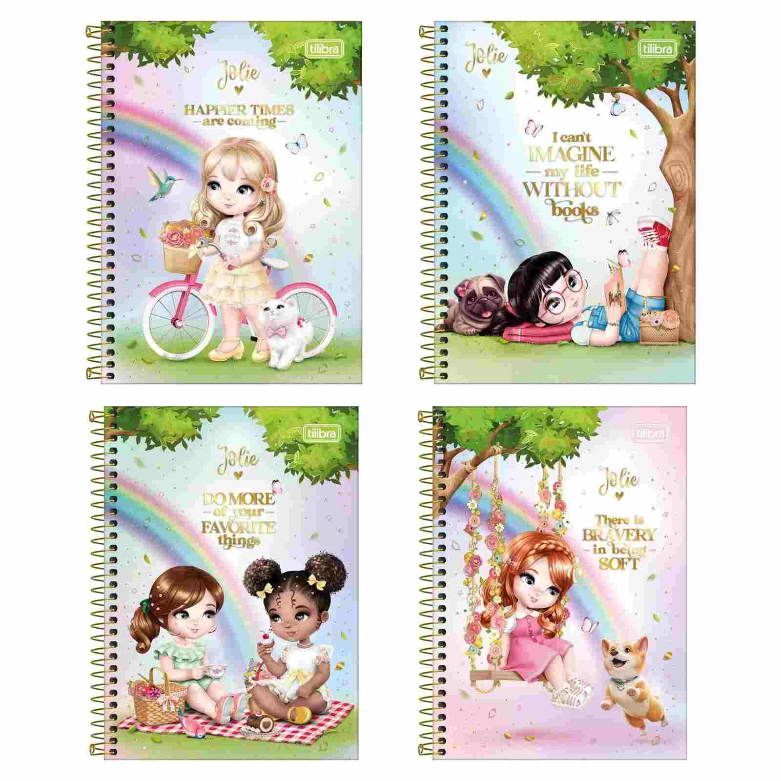 CADERNO C.D. 1X1 JOLIE